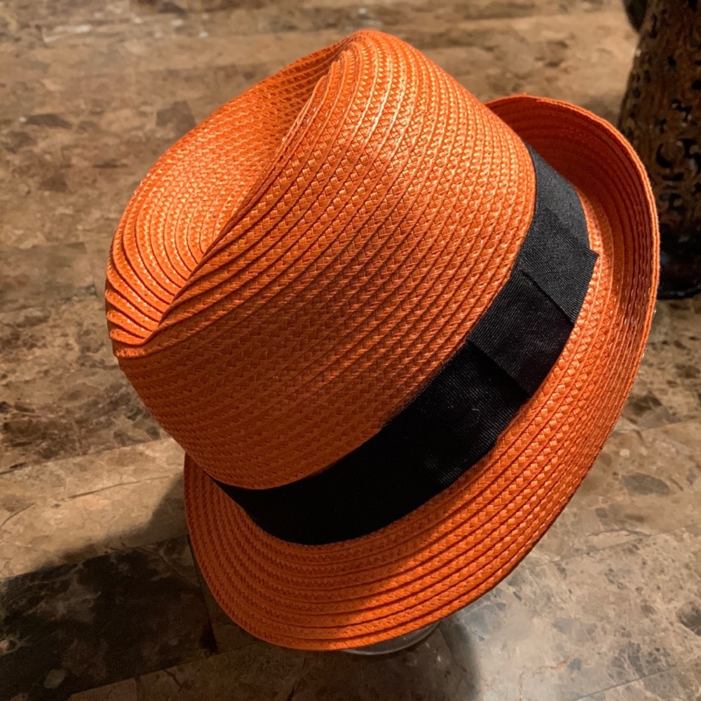 Boys orange hat